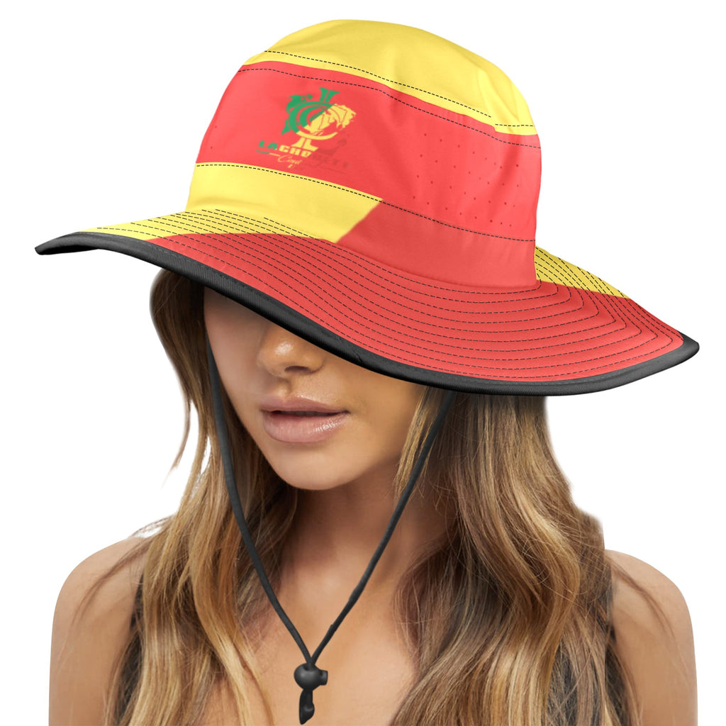 CONGO FLAG Wide Brim Bucket Hat