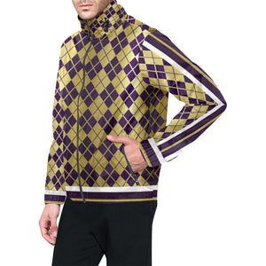 CROSSED GRAPE VECTOR Unisex All Over Print Windbreaker