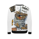 SHIMMY SHIMMY YA Men's Rib Cuff Crew Neck Sweatshirt