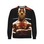 T SAVAGE Men's Rib Cuff Crew Neck Sweatshirt