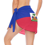 HAITI FLAG Beach Sarong Wrap
