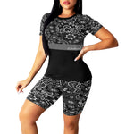 BANDANA VIRAL Women's Short Yoga Set