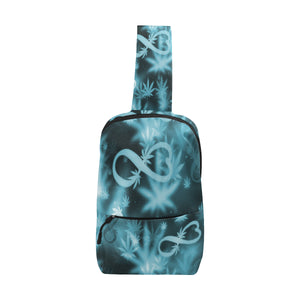 INFINITY BLUE COSMOS Chest Bag (Model 1678)