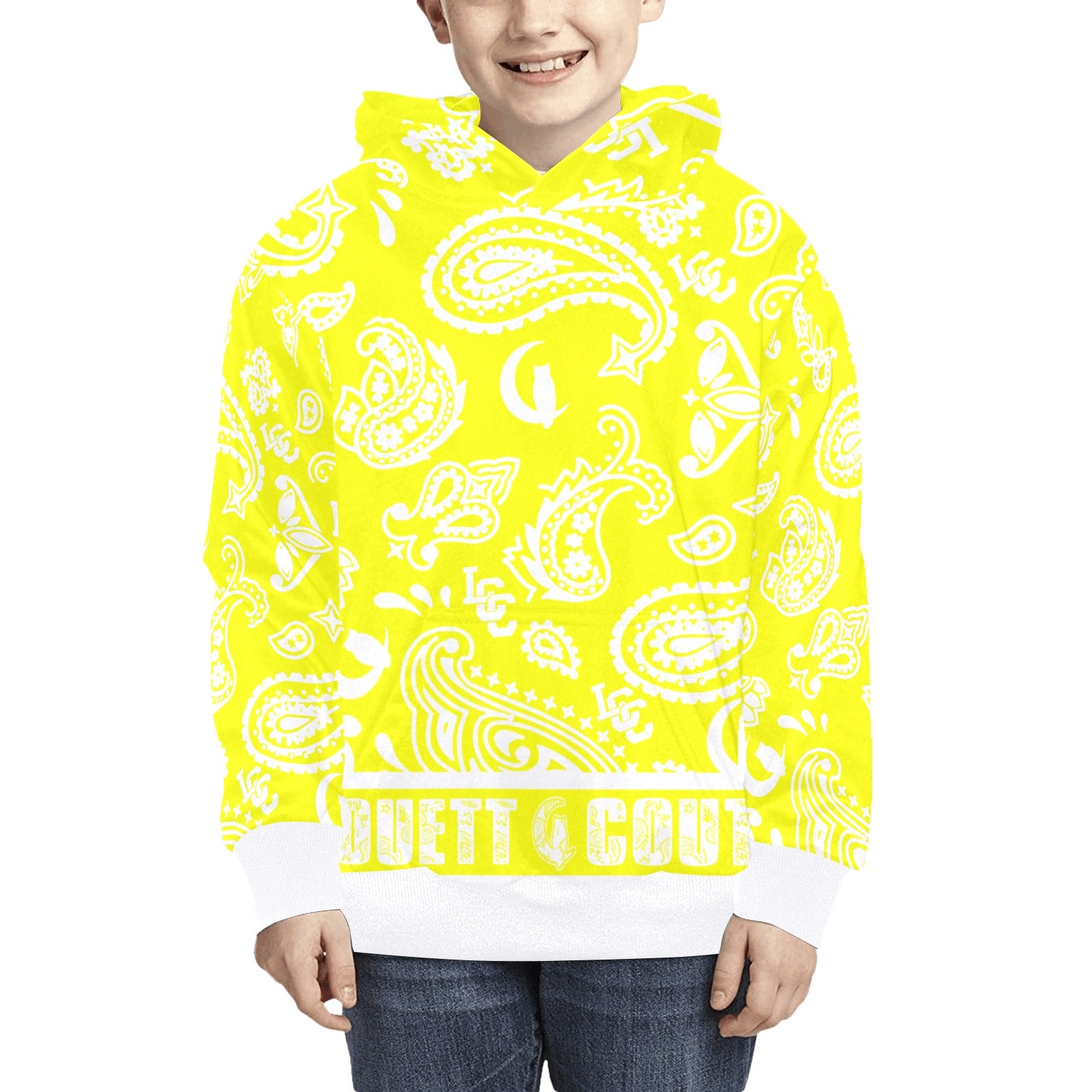 BANDANA PAISLEY Kids' All Over Print Hoodie