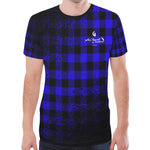 DUSTY PLAID All Over Print T-Shirt