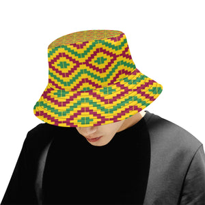 KENTE FRACTAL All Over Print Bucket Hat