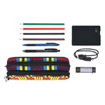 KENTE BLUE Pencil Pouch/Large (Model 1680)