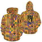 KENTE ATEF All Over Print Hoodie for Women (USA Size)