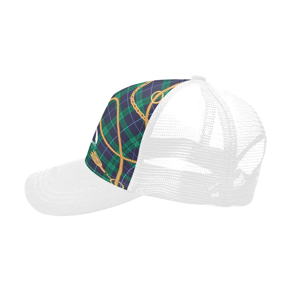 PLAID IN GOLD Trucker Cap