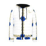 BLUE ROSES OWL Men's Padded Hooded Jacket