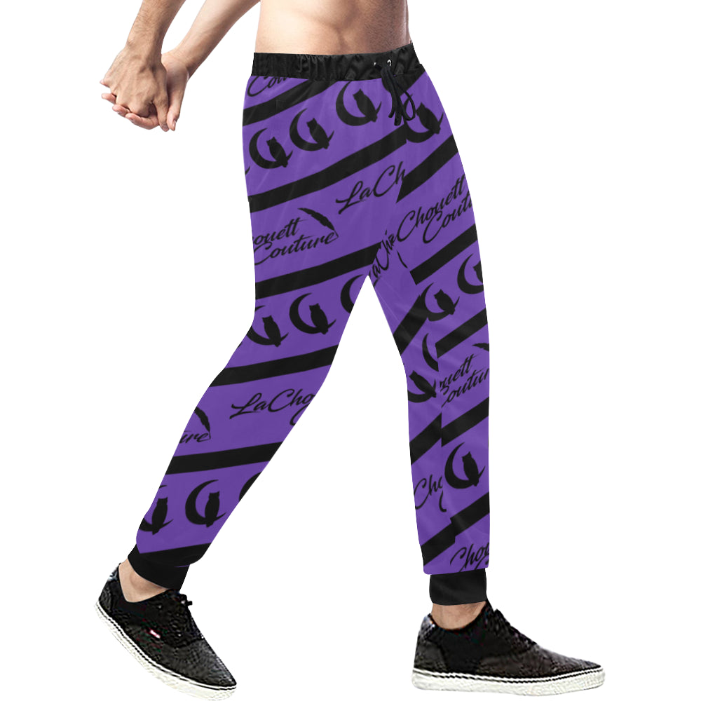 NICE ON GRAPE Men's All Over Print Sweatpants (Model L11)