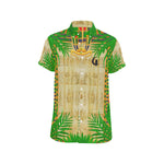 TROPICAL PAPYRUS Men's All Over Print Short Sleeve Shirt