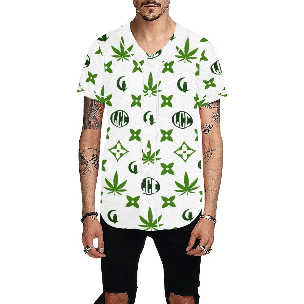 LCC WEEDY COLORING Baseball Jersey for Men