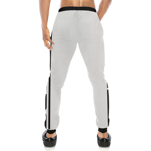 BLACC BORDER WHT Men's All Over Print Sweatpants