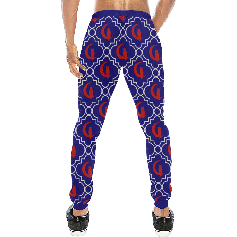 ELEGANCE BLR Men's All Over Print Sweatpants (Model L11)