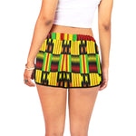 KENTE RASTA Women's All Over Print Relaxed Shorts