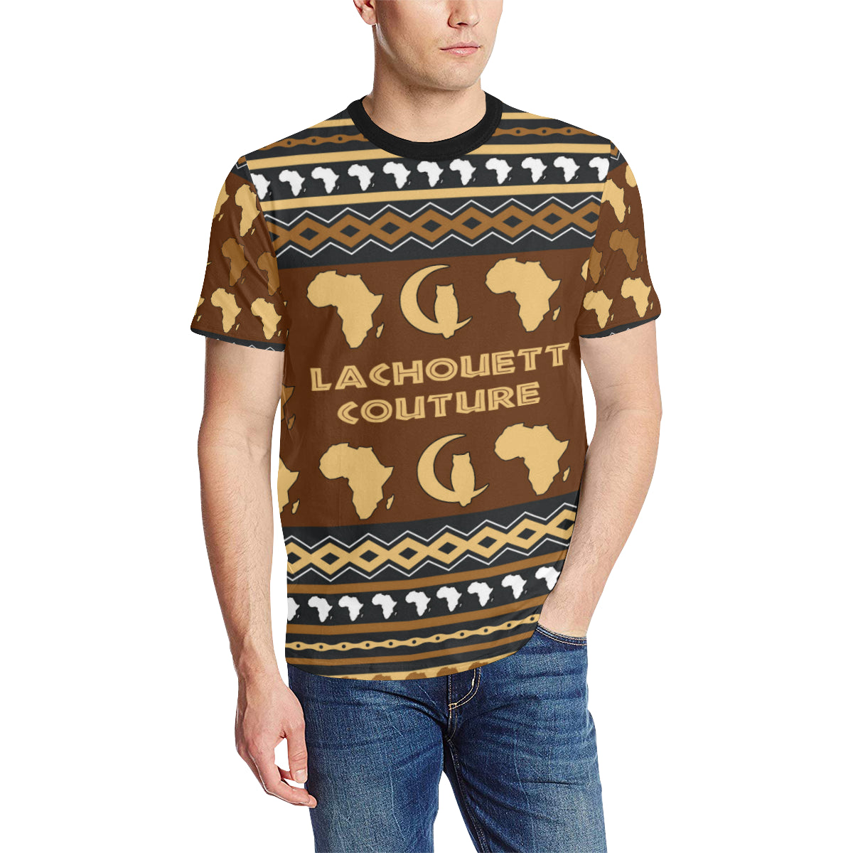 AFRIKA ORNEMENT Men's All Over Print T-Shirt