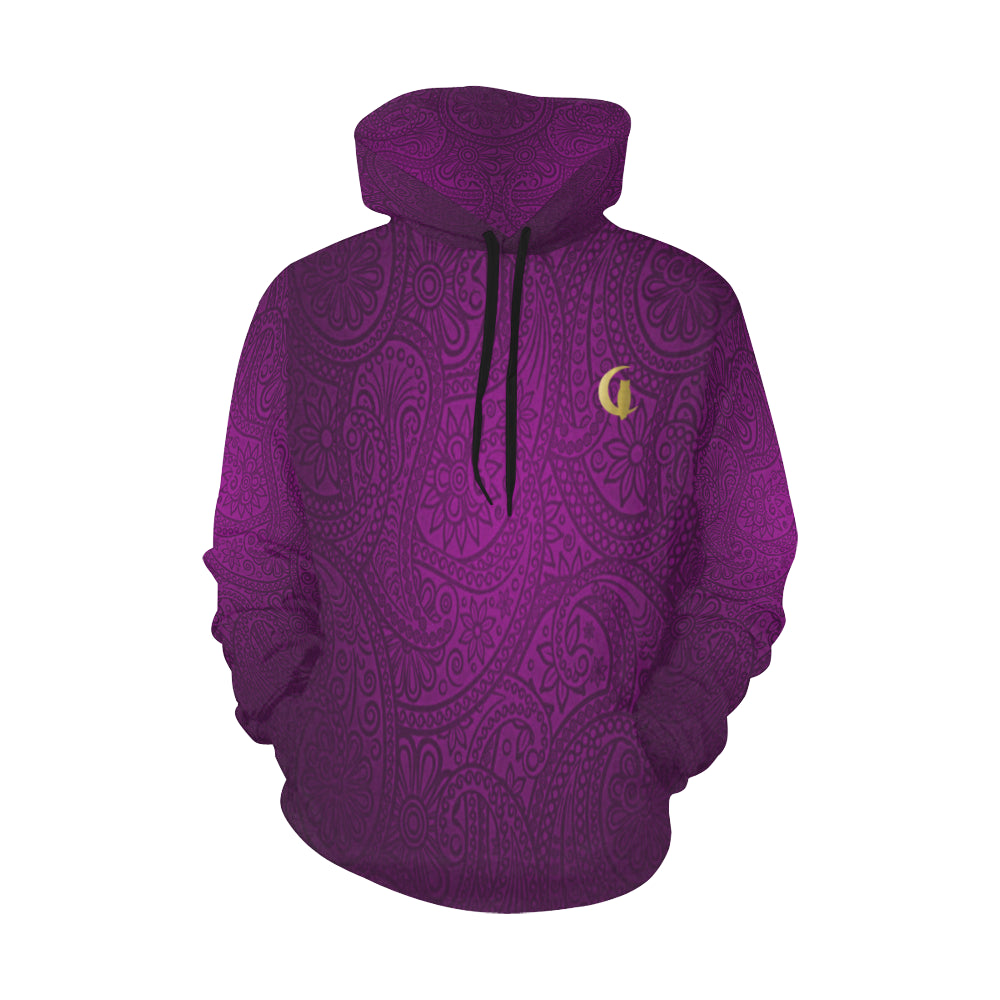 LUXURY PRPLE GANG All Over Print Hoodie for Men (USA Size) (Model H13)