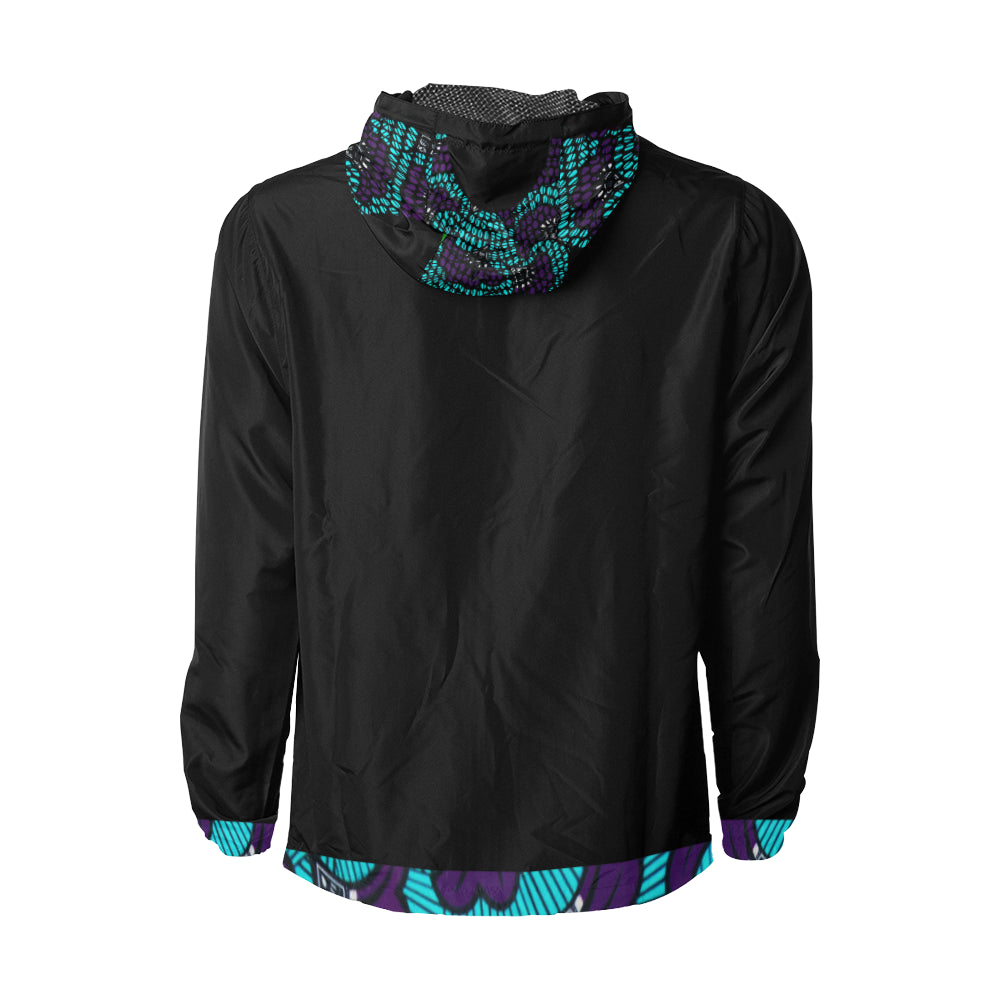 AFRIKA FLOWER All Over Print Windbreaker for Unisex