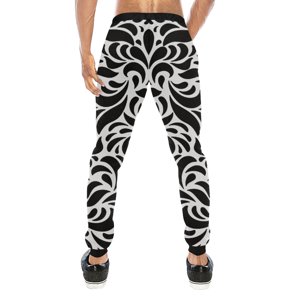 GORGIOUS WHT Men's All Over Print Sweatpants