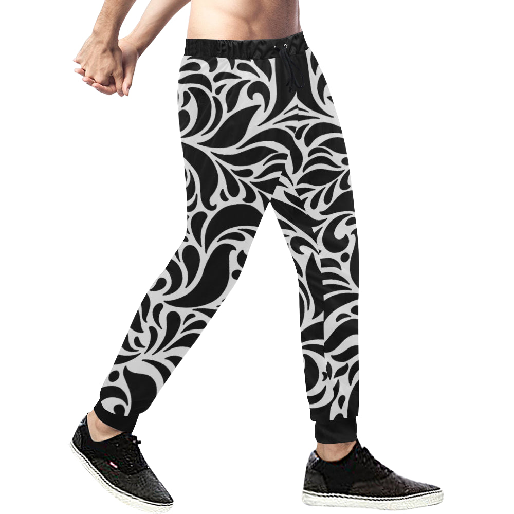 GORGIOUS WHT Men's All Over Print Sweatpants