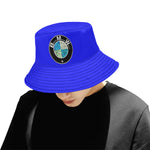 B.Money.W BLUE All Over Print Bucket Hat for Men
