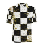 CHEST IN GOLD Men's All Over Print Polo Shirt
