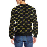 EXCELLENCE BLCCGLD Men's Rib Cuff Crew Neck Sweatshirt
