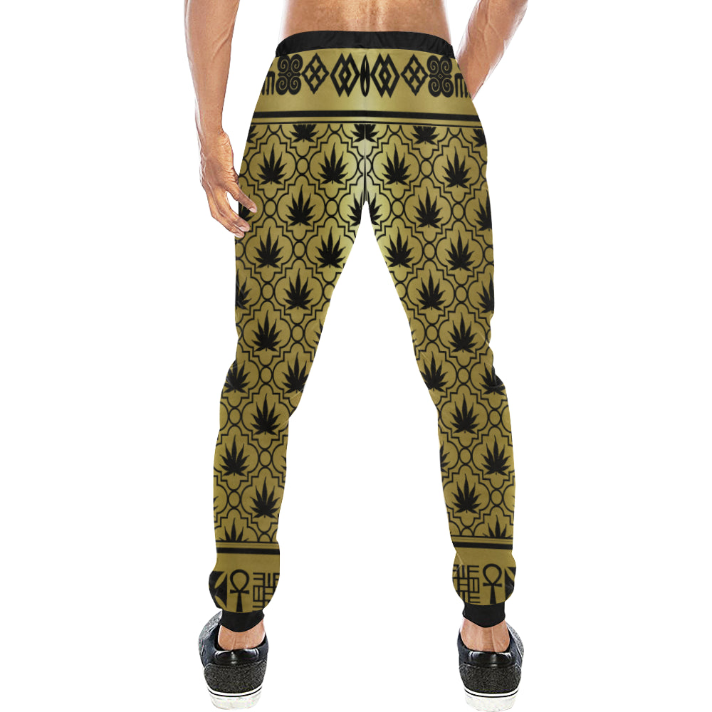 ADRINKRA BLACC LEAF Men's Sweatpants