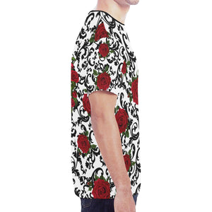 RED ROSES New All Over Print T-shirt for Men