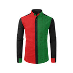 RBG MEDU NTR Men's All Over Print Casual Dress Shirt (Model T61)