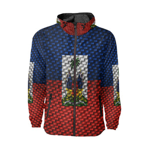 HAITI FLAG All Over Print Windbreaker for Unisex