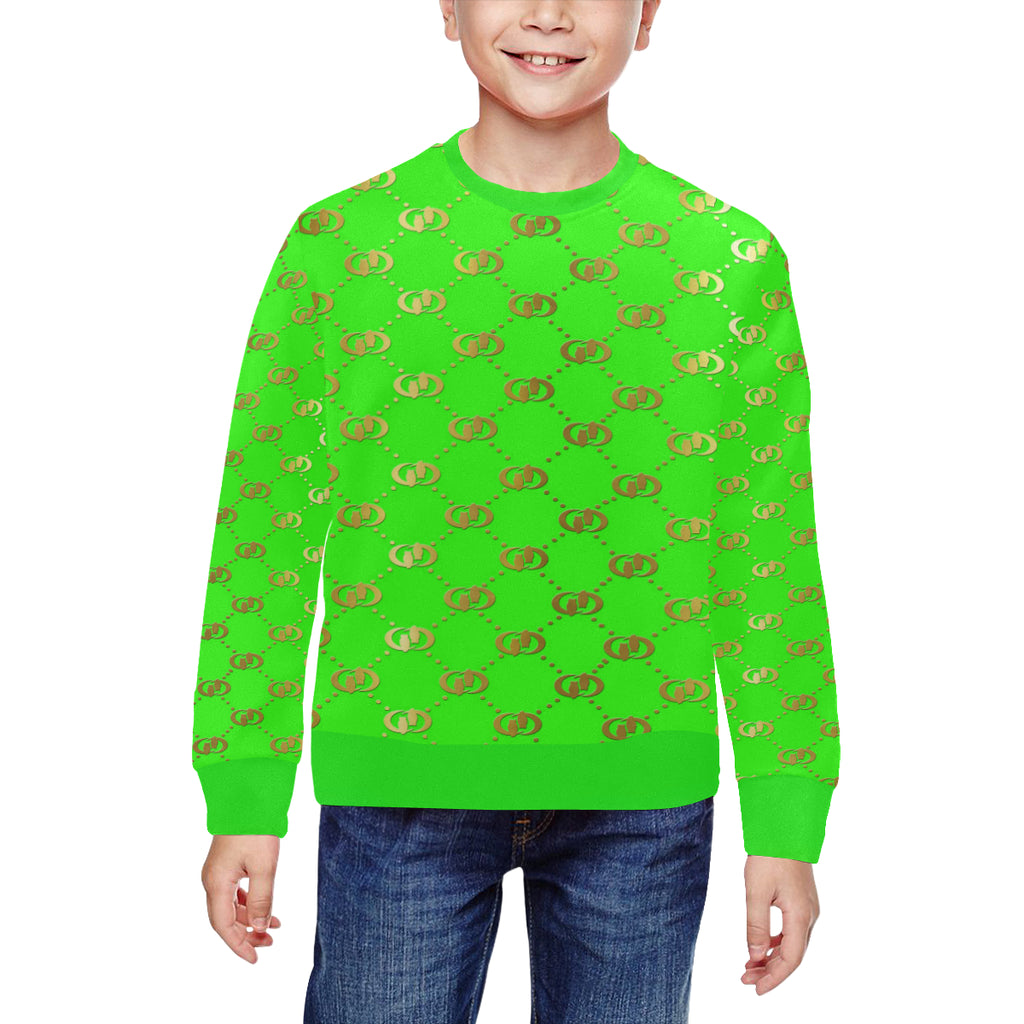 EXCELLENCE SKUNK All Over Print Crewneck Sweatshirt for Kids (Model H29)