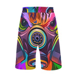 COLORING OWL Men's All Over Print Casual Shorts