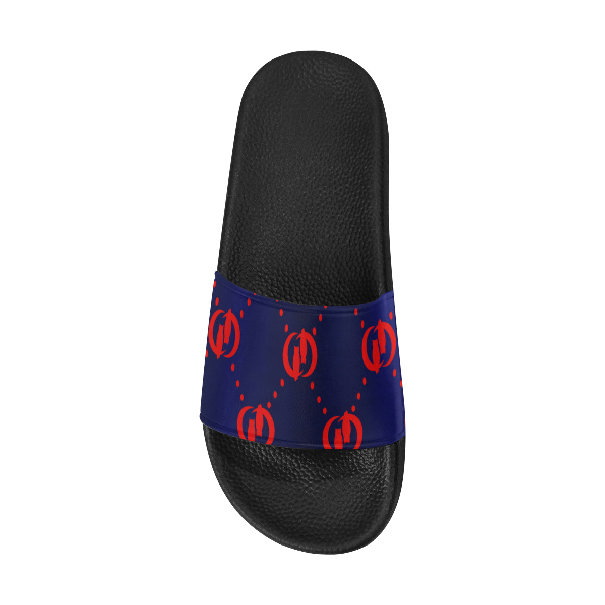 OG LOGO BLU RED Men's Slide Sandals (Model 057)