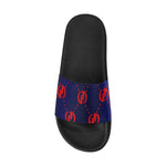 OG LOGO BLU RED Men's Slide Sandals (Model 057)