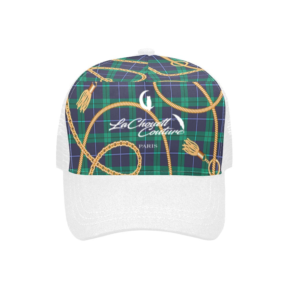 PLAID IN GOLD Trucker Cap