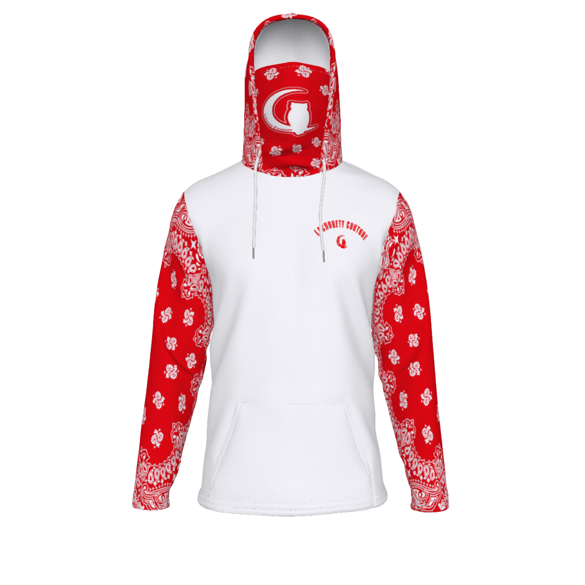 BANDANA Bs' UP Unisex Pullover Hoodie With Mask