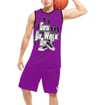 GET YA WALK ON Basketball Uniform with Pocket