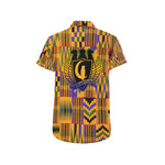 KENTE ATEF Men's All Over Print Short Sleeve Shirt (Model T53)