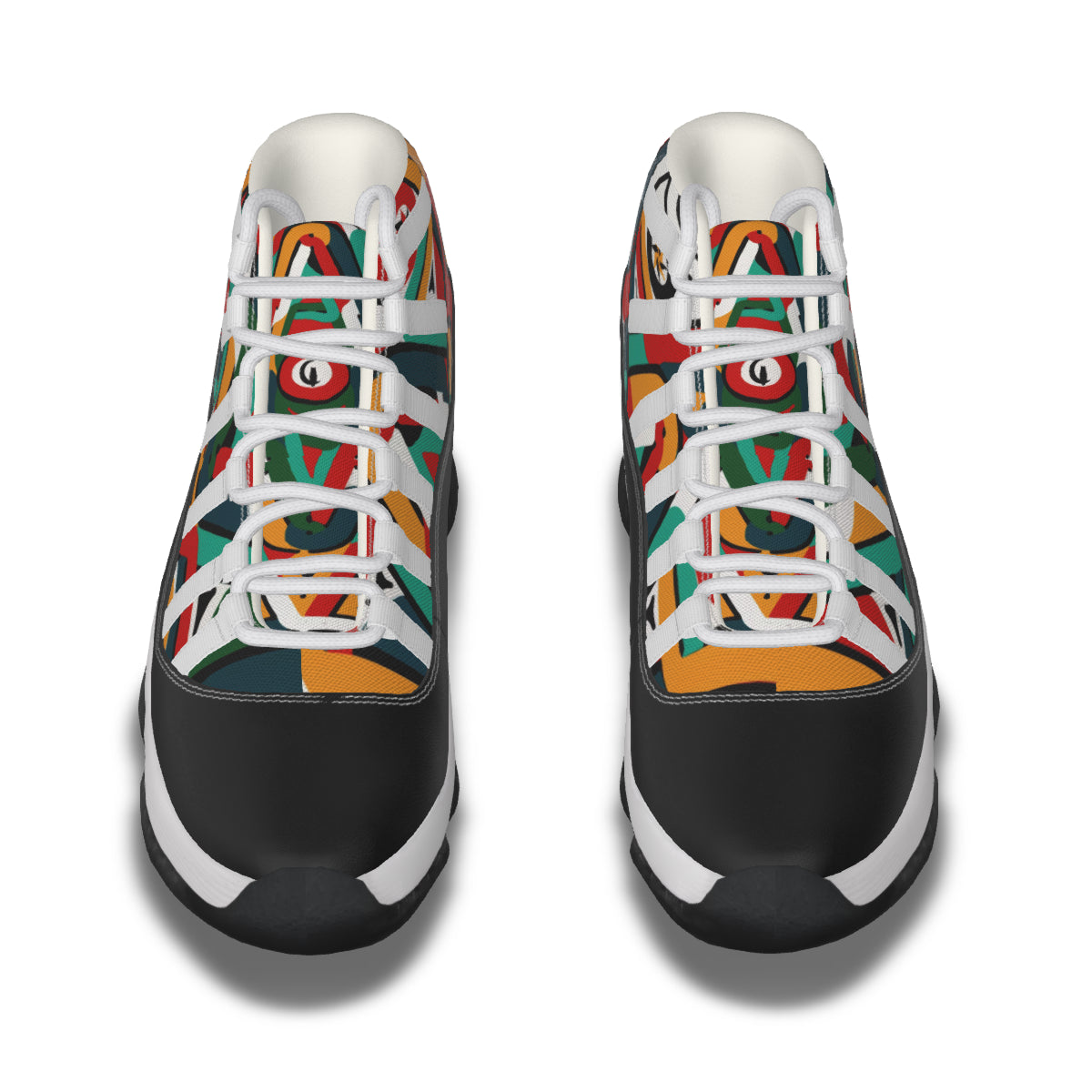 TEMBE ART Men's High Top Basketball Shoes