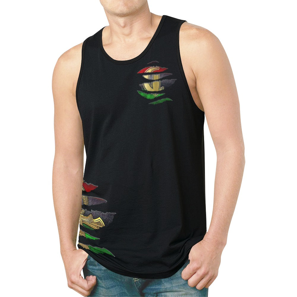 RBG ANKH RIPPED Tank Top for Men