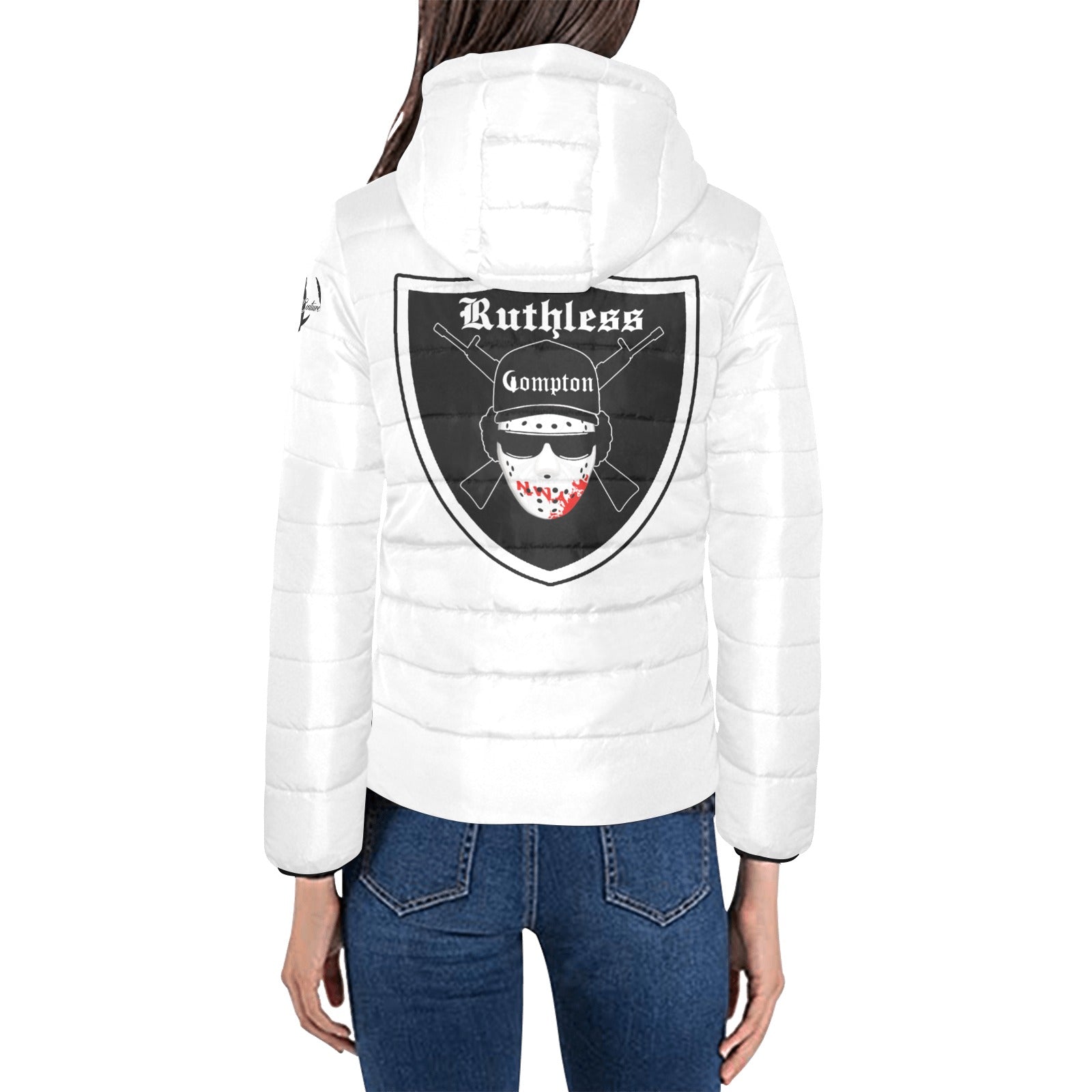 EAZY-E RUTHLESS Women's Padded Hooded Jacket