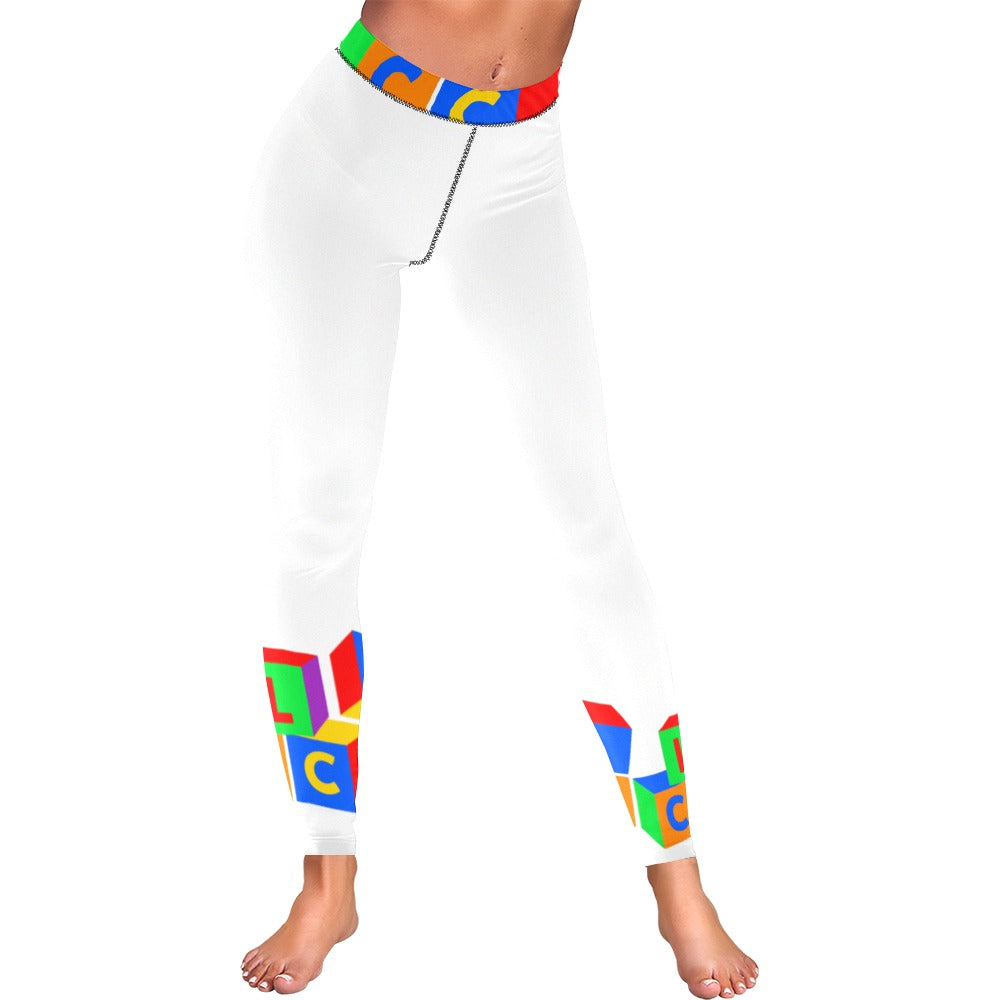 LCC COLORING New Low Rise Leggings (Flatlock Stitch) (Model L07)