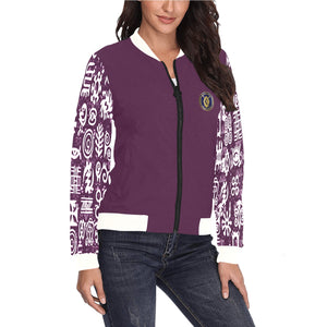 ADINKRA MX Bomber Jacket for Women
