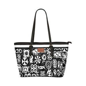 ADINKRA MX Leather Tote Bag/Small