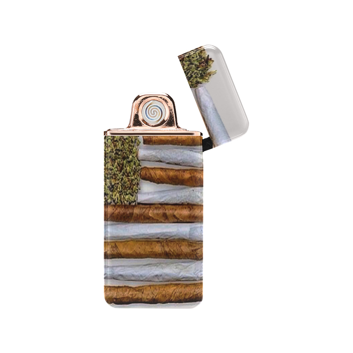 IN WEED WE TRUST USB Rechargeable Lighter