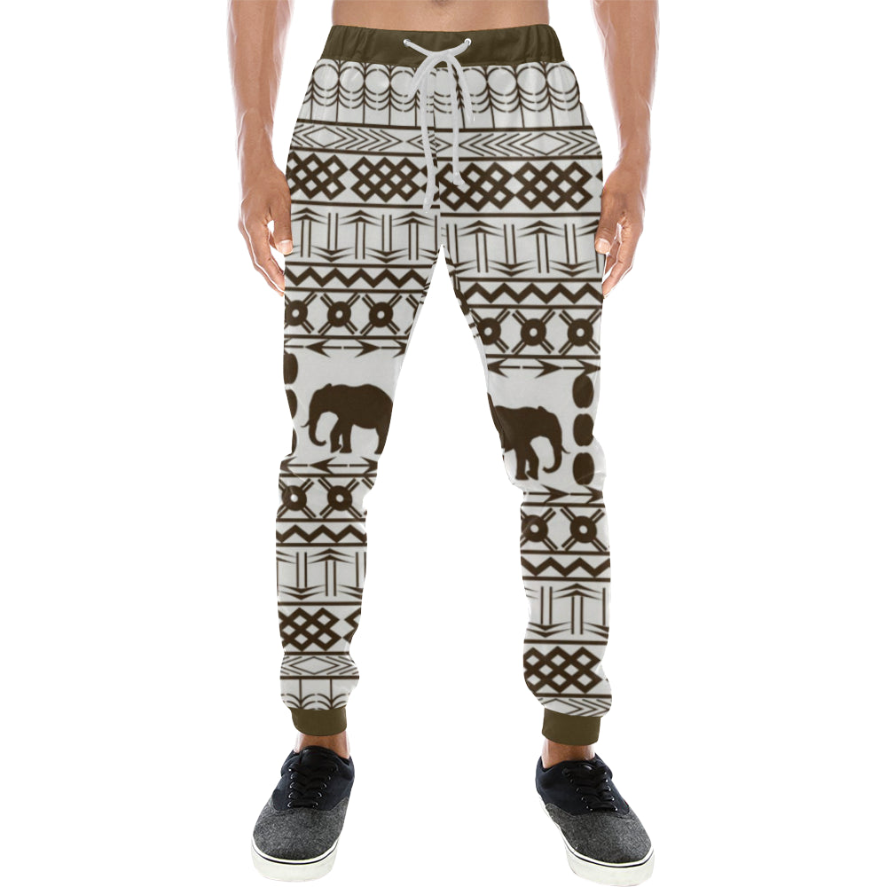 ELEPHANT ORNEMENT Men's All Over Print Sweatpants