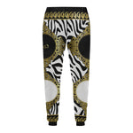 HAUTE COUTURE WHITE Men's All Over Print Sweatpants (Model L11)