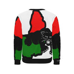 BLACC PANTHER Men's Rib Cuff Crew Neck Sweatshirt